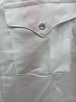 New Men’s Panhandle Slim White Long Sleeve Pearl Snap 16.5 Large X-56