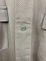 New Men’s Tem Tex Brown Simple Long Sleeve Pearl Snap 15.5 Medium M-40