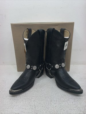 New Kids Black Smoky Mountain Cowboy Boots. 1073 C 13.5 13 1/2. 23-82