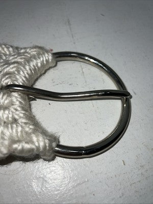 New Star Rider White Brown Mohair 24” Cinch #102 BB-6