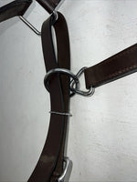 New Tough 1 Genuine Leather Brown Draft Halter #44-9500 W-48