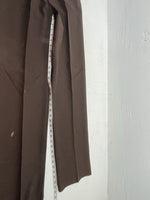 New Vintage Brown H Bar C Polyester Pants #477 3A-38