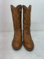 New Youth Brown Bronco Cowboy Boots. 2784 4 D. 23-167