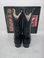 New Kids Black Texas Brand Cowboy Boots. C 2500 13.5 13 1/2 D. 23-69