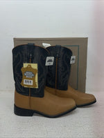 New Youth Brown Smoky Mountain Cowboy Boots. 3320 Y 3.5 3. 1/2. 22-71