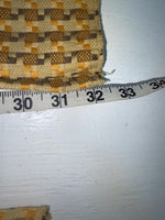 New Vintage Brown Checkered Ranchmount Polyester Pants #7390 SS-88