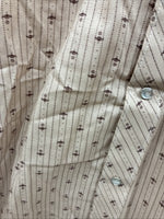 New Men’s Dickson Jenkins Brown Designed Long Sleeve Pearl Snap 16 Large AA-34
