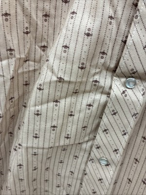 New Men’s Dickson Jenkins Brown Designed Long Sleeve Pearl Snap 16 Large AA-34