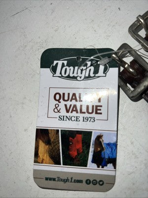 New Tough 1 Dark Oil Straight Leather Stirrup Hobble Strap 1/2x12 #56-1132 R-509