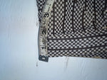 New Vintage Black And White Checkered Panhandle Slim Polyester Pants #8042 SS-53