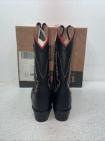 New Youth Black Dan Post Cowboy Boots. 13139 5 D. 22-110