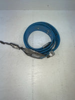New Blue Genuine Leather Nocona Silver Bling XX Belt #N3431617 NN-135