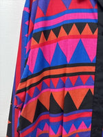 New Women’s H Bar C Multicolor Design Long Sleeve Pearl Snap 18 X 42 II-49