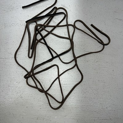New Justin Boots Brown Leather Boot Laces 54” #0492002 HH-53