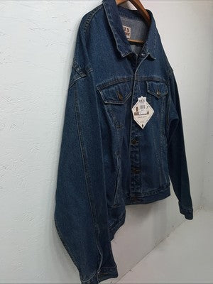 New Women’s ELY Outwear Blue Jean Jacket Large #241014 RR-11