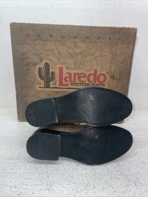 New Kids Brown Lace Up Laredo Cowboy Boots. 2005 13 M. 23-32