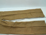 New Vintage Brown Checkered Ranchmount Polyester Pants #7390 SS-88
