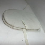 New White Wool English Saddle Seat Cover PP-20