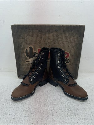 New Kids Brown Laredo Cowboy Boots. C 2871 13 D. 23-37