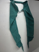 NOS Turquoise Whitman Show Chaps With Fringe Adjustable Waist 35” Small L-26