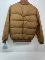 New Men’s Brown Comfy Winter Jacket #05354 Small RR-24
