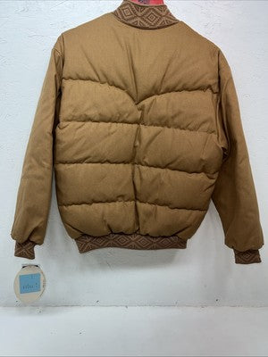 New Men’s Brown Comfy Winter Jacket #05354 Small RR-24