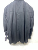New Men’s Circle S Black Suit Jacket 56L #25832 S-610