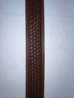 New Brown Genuine Leather Nocona Tooled 36” Belt #1010002 Z-140