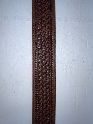 New Brown Genuine Leather Nocona Tooled 36” Belt #1010002 Z-140