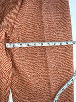 New Vintage Oranges Checkered Panhandle Slim Polyester Pants #1212 ZZ-79