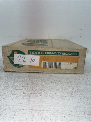 New Kids Brown Texas Brand Cowboy Boots. C 111 3 E E. 22-10