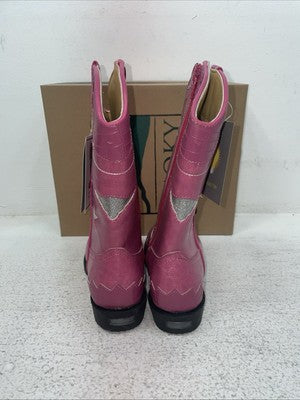 New Kids Pink Smoky Mountain Cowboy Boots. 1167 C 2.5 2 1/2. 23-157