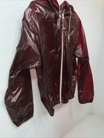 New Women’s Red Vintage Roller Disco Raincoat XL #42000 UU-9