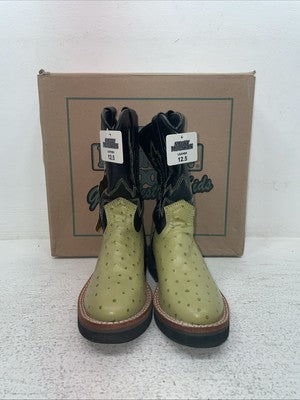 New Kids Green Smoky Mountain Cowboy Boots. 3027 12.5 12 1/2. 23-49