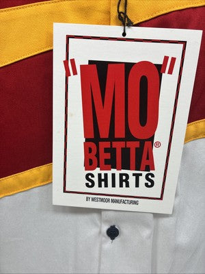 New Men’s “Mo” Betta Multicolor Long Sleeve Button Up 17.5 X 36 XL T-26