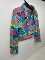 New Women’s Wrangler Multicolor Designed Button Up Medium TT-102