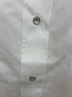 New Men’s Panhandle Slim White Designed Long Sleeve Pearl Snap 19 3XL M-81