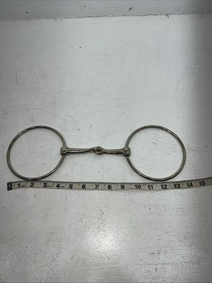 New Professionals Choice Large O Ring Snaffle 5” Mouth 5 1/2” Ring T-502