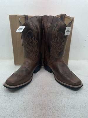 New Youth Brown Smoky Mountain Cowboy Boots. 3446 Y 4.5 4 1/2. 24-135