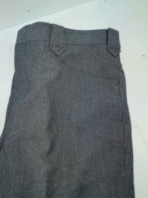 New Vintage Gray Circle S Polyester Pants #8542 SS-35