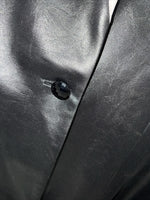 New Women’s Black White Leather Jacket 2XL RR-22
