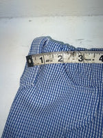 New Vintage Blue Checkered Dickson Jenkins Polyester Pants #536 VV-73