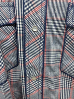 New Men’s Champion Western MultiColor Plaid Long Sleeve Pearl Snap Medium M-32