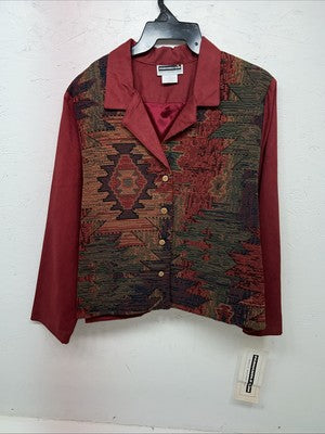 New Women’s Panhandle Slim Multicolor Jacket XL #7377 RR-12