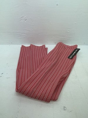 New Vintage Red Checkered Panhandle Slim Polyester Pants #8042 ZZ-70
