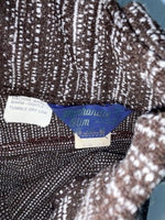 New Vintage Brown Speckled Panhandle Slim Polyester Pants #12406 XX-14