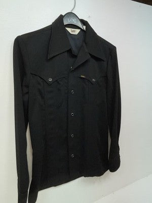 New Men’s Black Lee Long Sleeve Button Up Jacket 3B-115