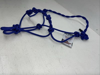 New Tough 1 Blue Knotted Rope Training Halter #50-1090 G-506