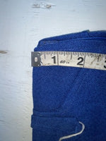 New Vintage Blue Western Girl Polyester Pants #3417 VV-41