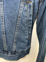 New Women’s ELY Outwear Blue Jean Jacket Large #241014 RR-11